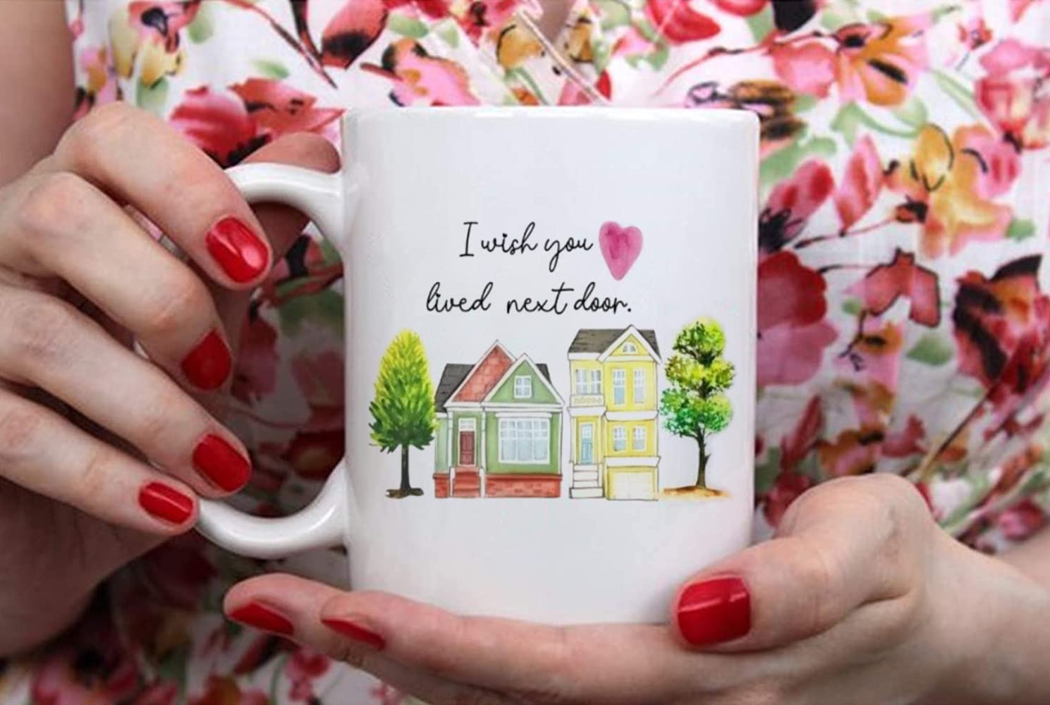 Fonhark Taza envuelta para regalo, lista para sorprender a alguien especial.