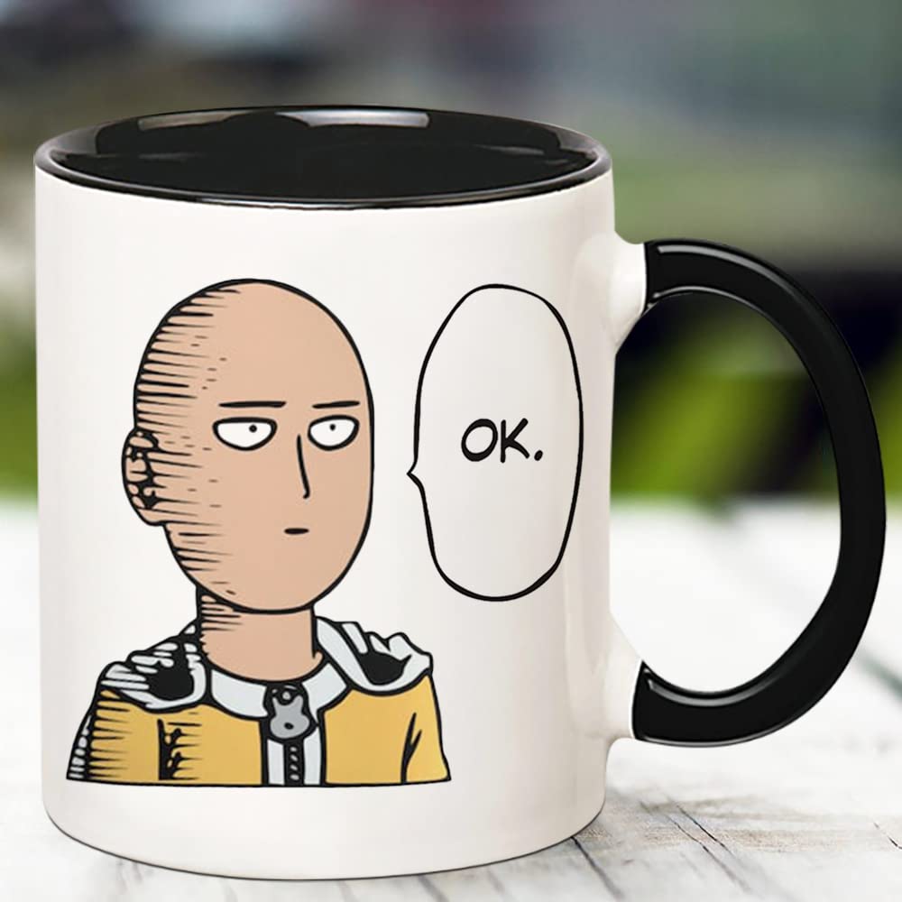 Taza Fonhark Saitama, china oseo de alta calidad para disfrutar.