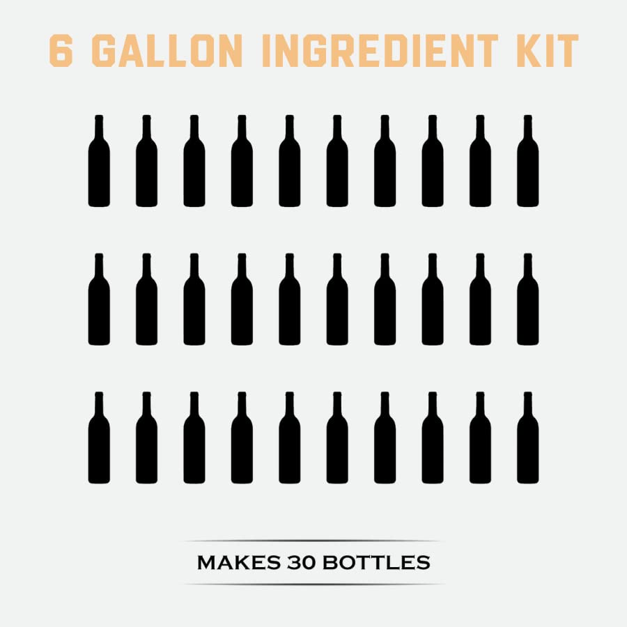 Fontana Pinot Grigio Kit: ingredientes de alta calidad para sabor equilibrado.