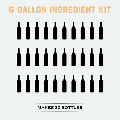 Fontana Pinot Grigio Kit: ingredientes de alta calidad para sabor equilibrado.