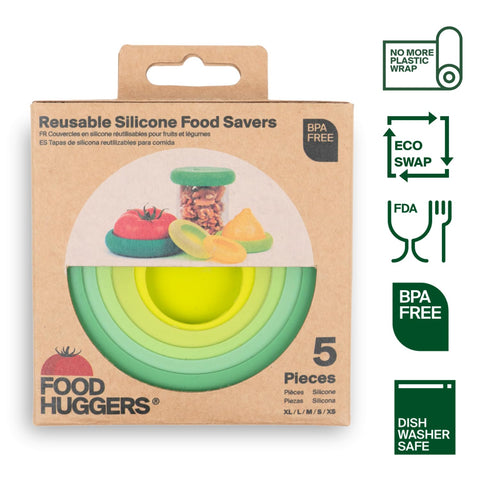 Food Huggers cobertura silicona para cebolla mantiene frescura sin olor