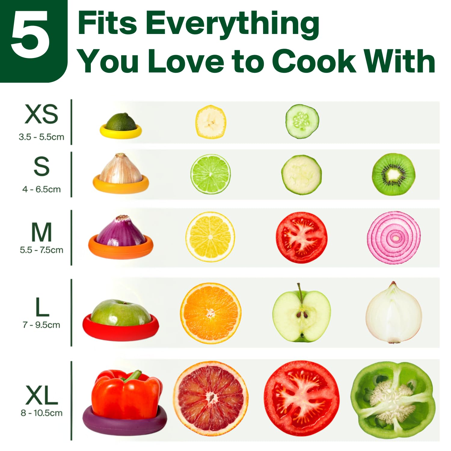 Food Huggers para tomate: conserva jugo y textura fresca.