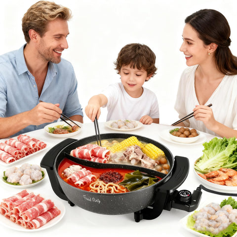 Food Party combinación fondue chino y shabu shabu
