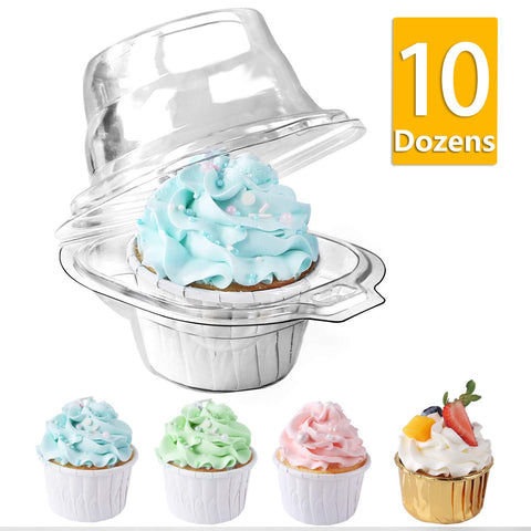 FoodieJoy cajas cupcake resistentes al frío para almacenamiento y transporte