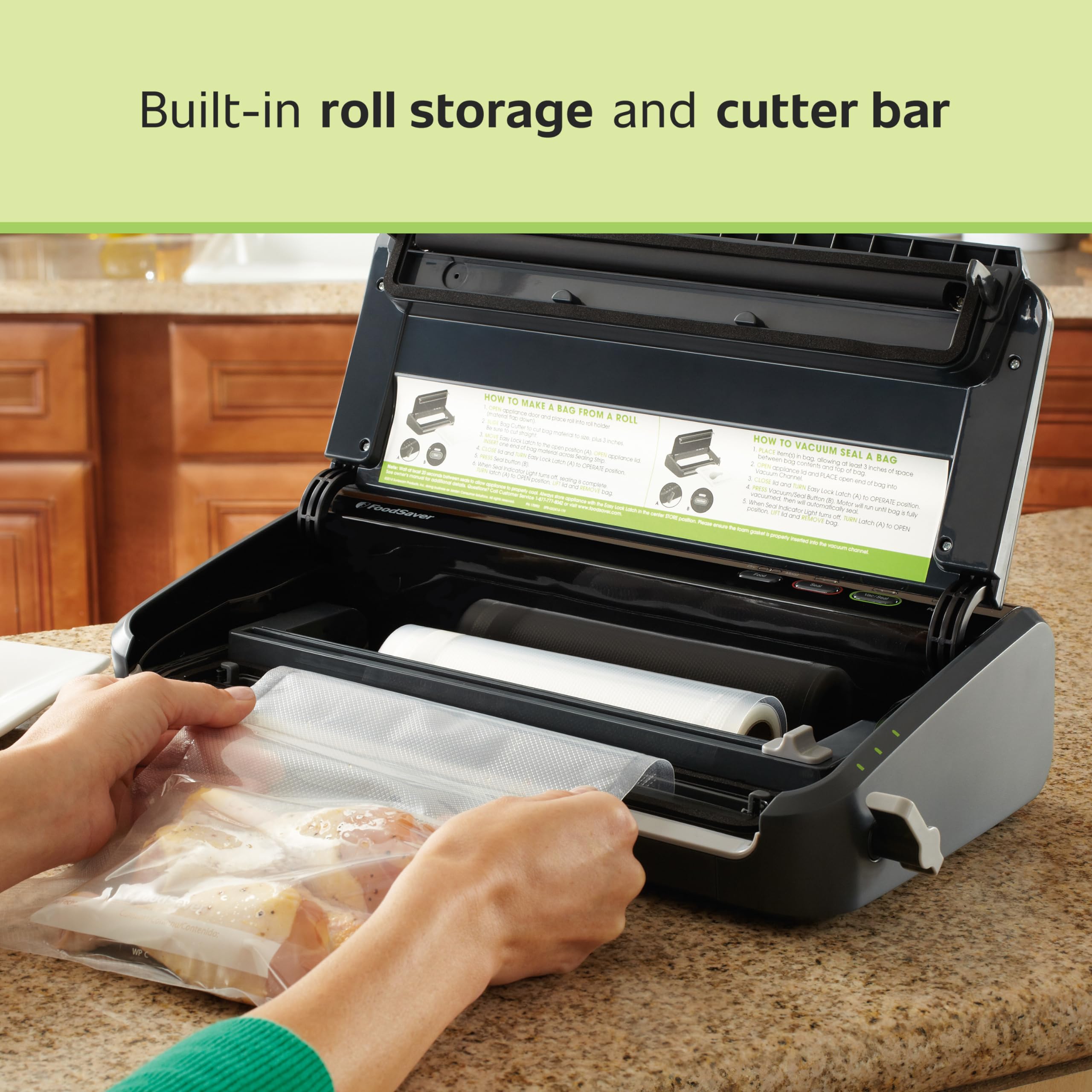 FoodSaver: accesorios compatibles, útil con sellador manual