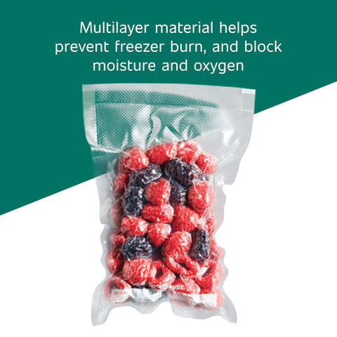 FoodSaver aptas para hervir y microondas facilitan recalentar comida.