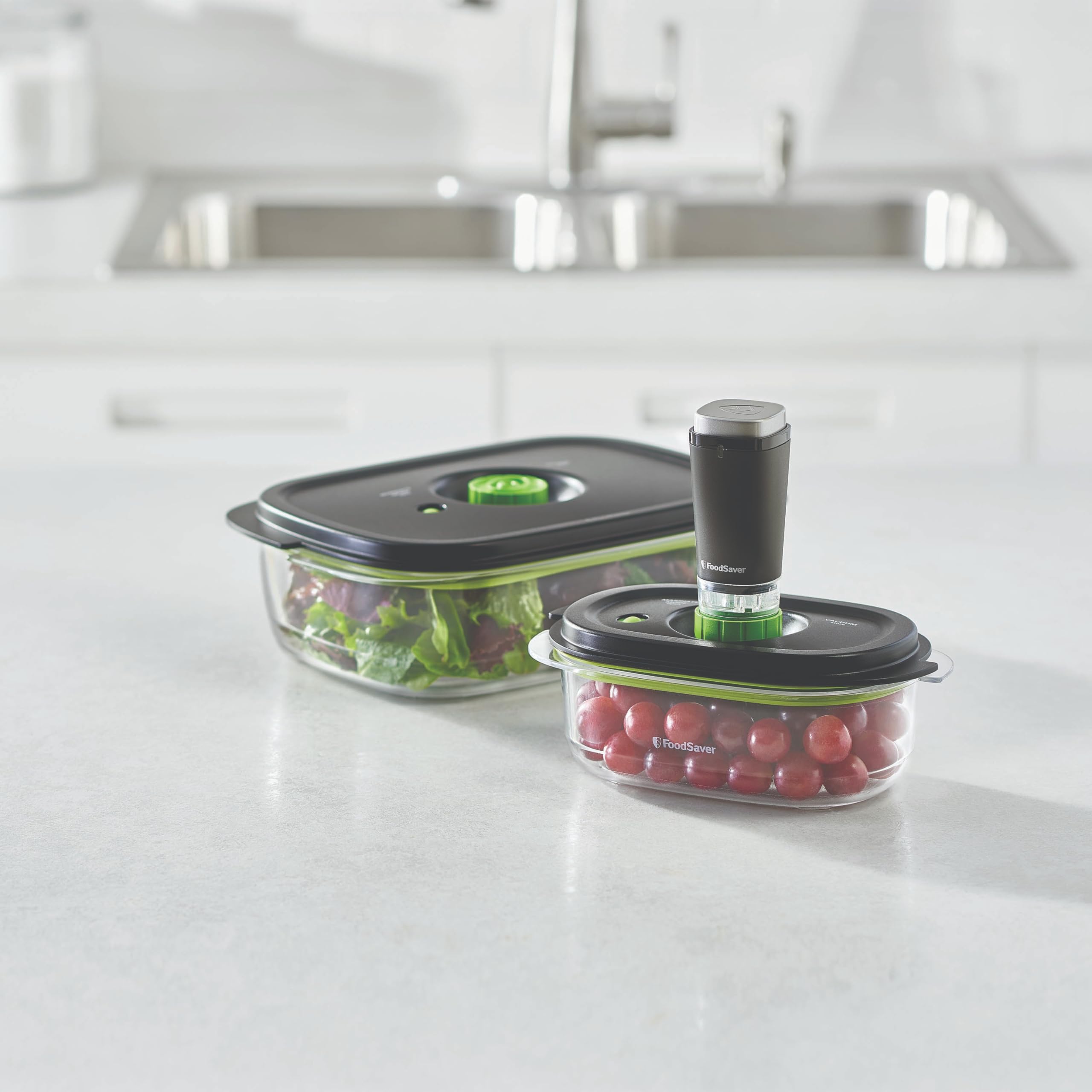 FoodSaver Contenedores Marinar facilitan marinar carnes y vegetales en minutos
