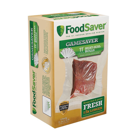 FoodSaver GameSaver rollo de sellado vacío 11x16 para alargar la frescura de alimentos