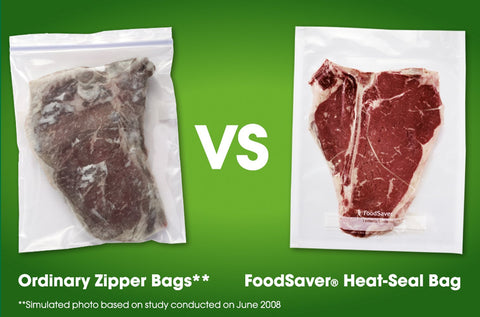 FoodSaver, barrera contra humedad y oxígeno para mantener la frescura.