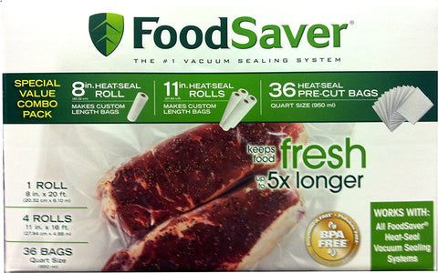 FoodSaver uso de sellado al vacío para alargar la frescura