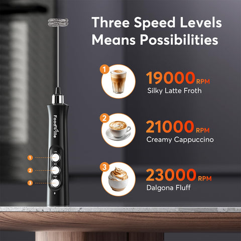 FoodVille MF02 diseño ergonómico para uso cómodo de una mano