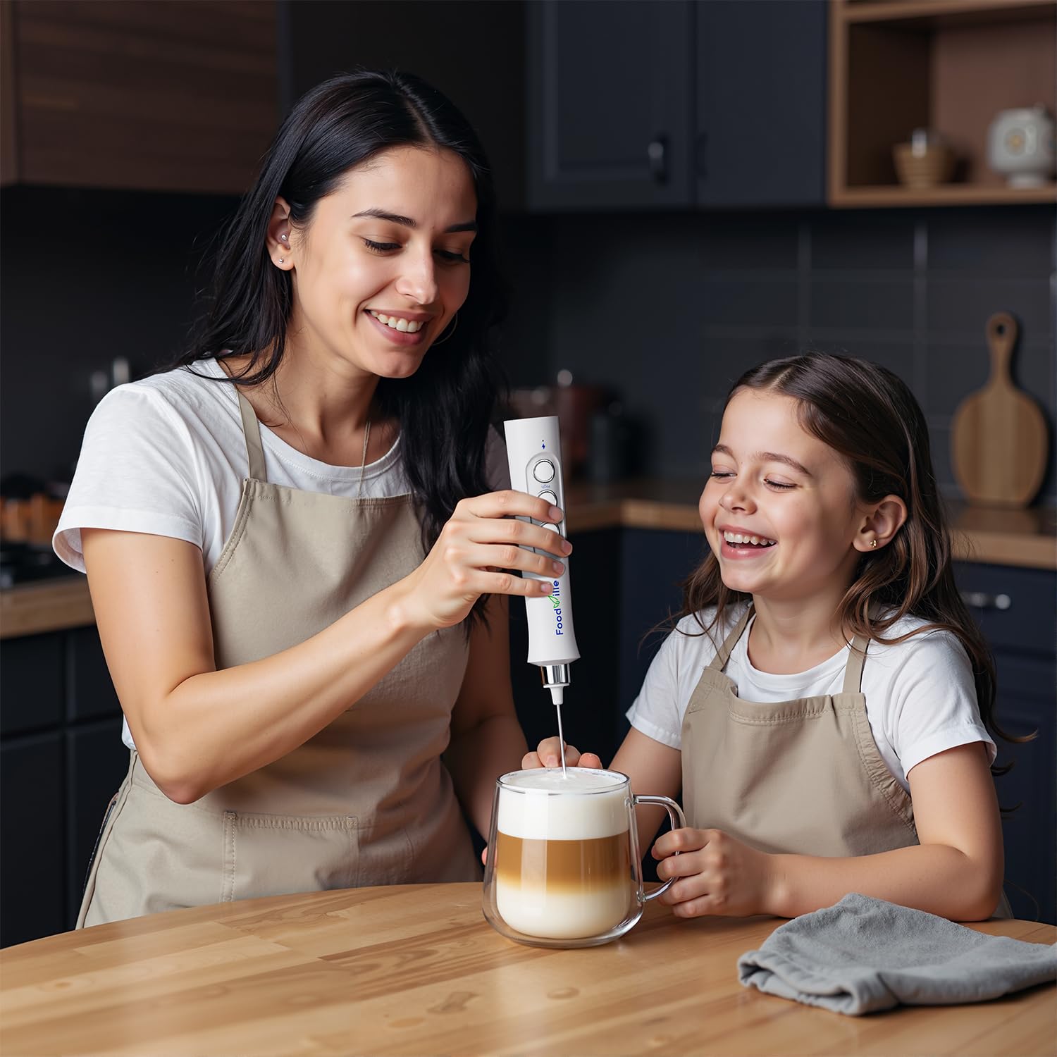 FoodVille MF02 espumador capuchino rápida para café perfecto