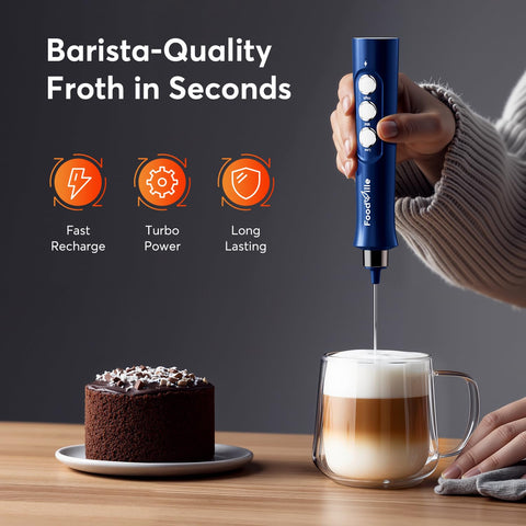 FoodVille MF02 uso portátil y ergonómico para preparar bebidas rápidas