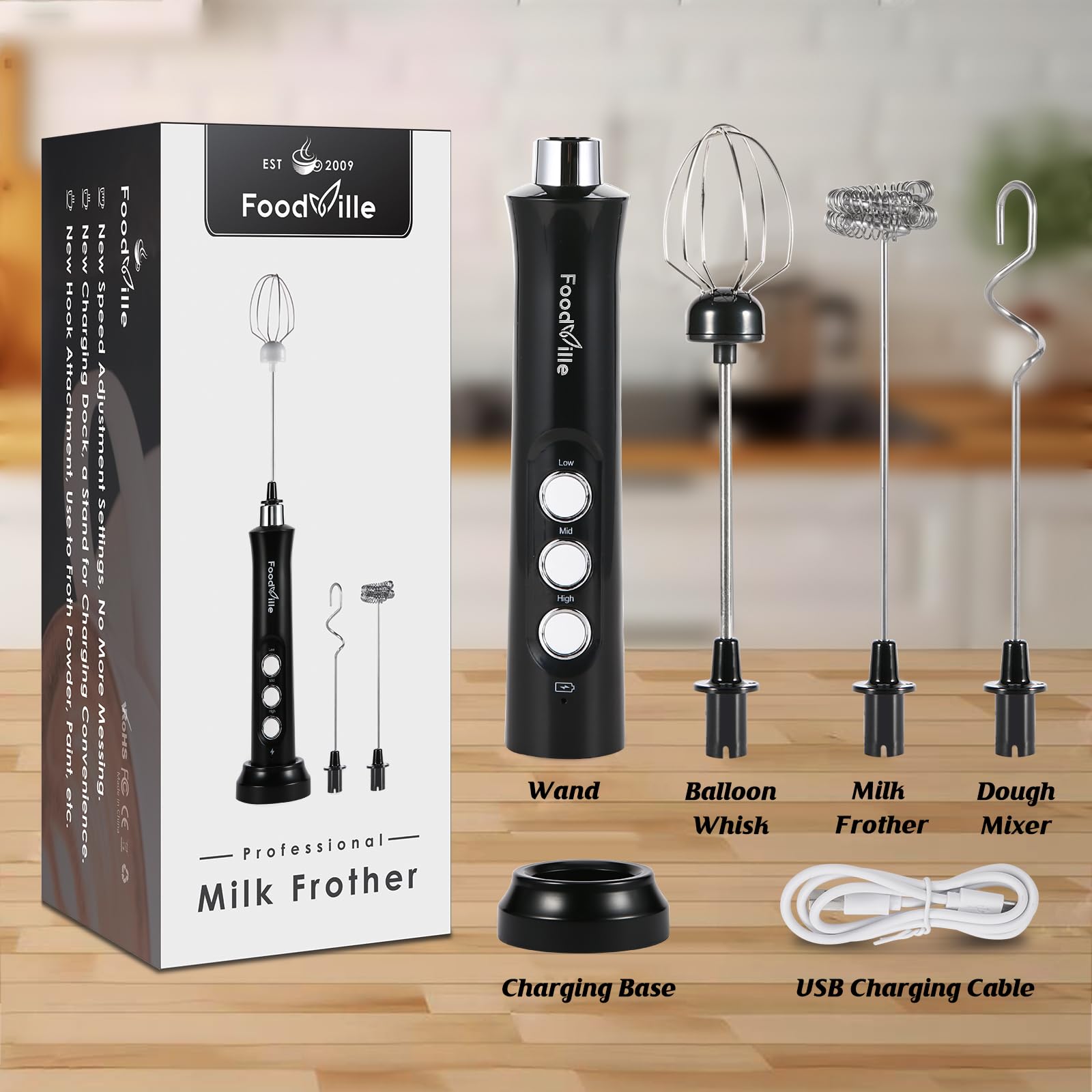 FoodVille MF09 limpieza rápida y fácil para un cuidado sencillo