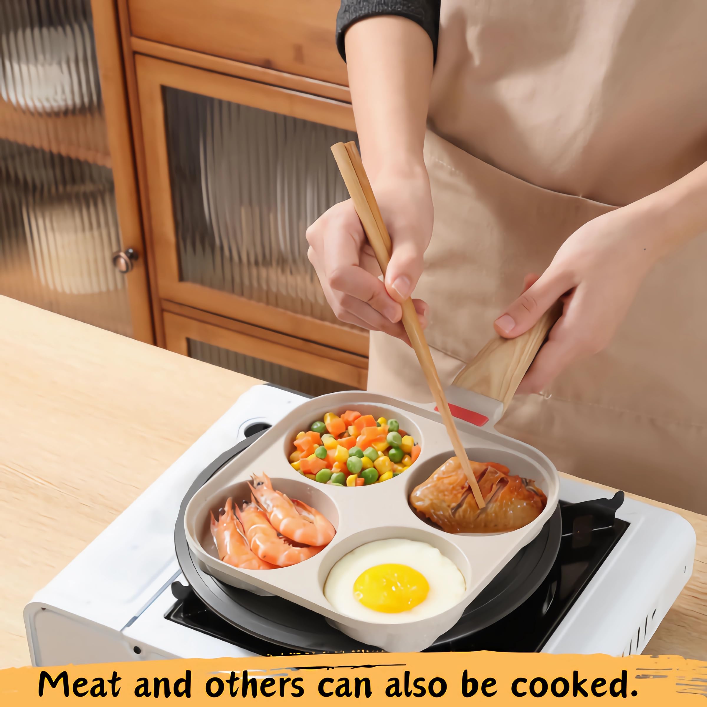 Foorey Home Egg Pan para desayunos rápidos en familia.