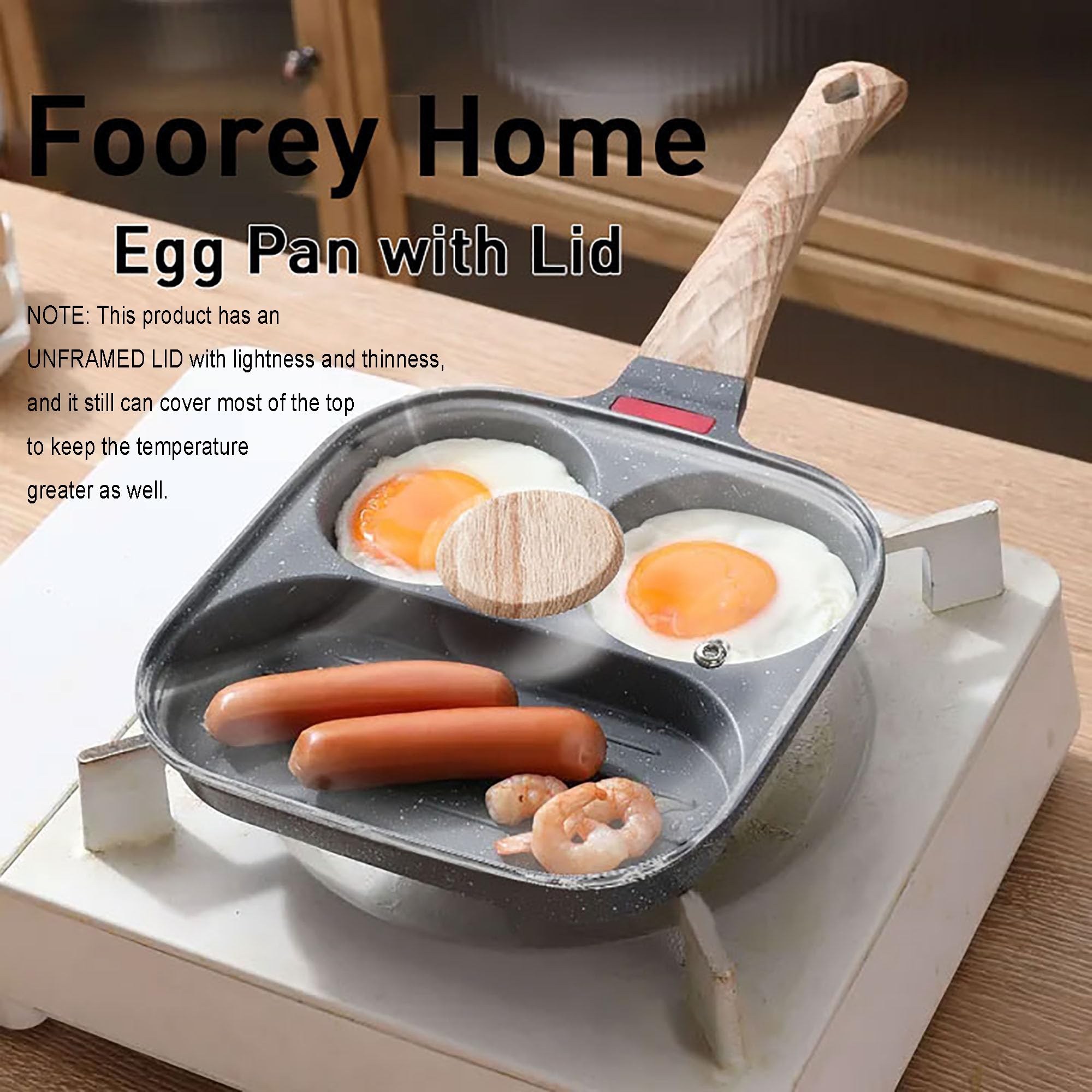 Foorey Home mango frio para manejo cómodo y seguro.