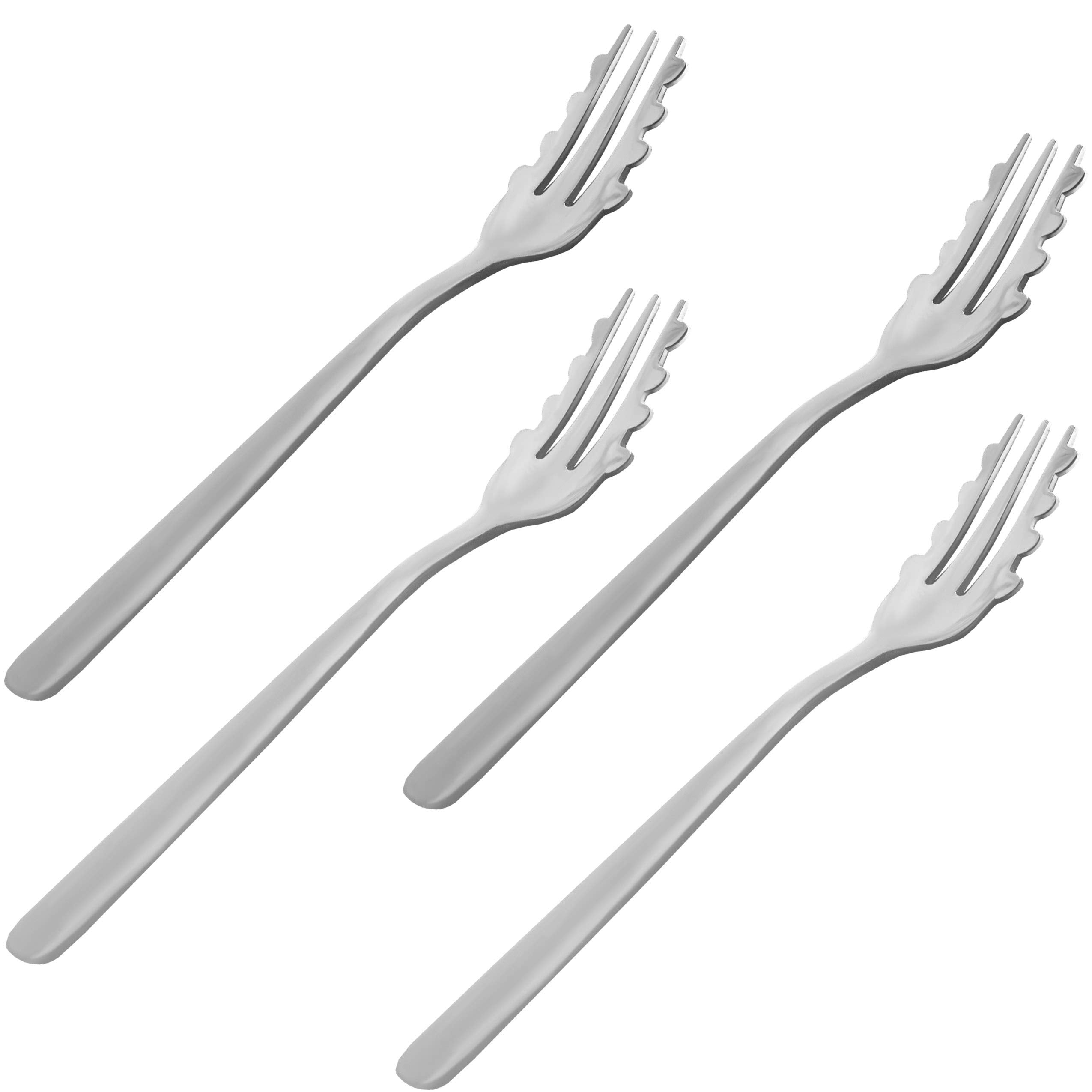 For-Ghetti con protuberancias atrapa espagueti para giros más limpios.