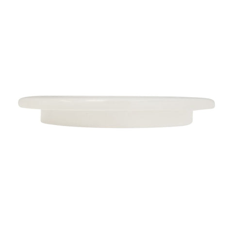 For Your Water: vista del anillo protector cerámico blanco para dispensadores de 2,5 galones.