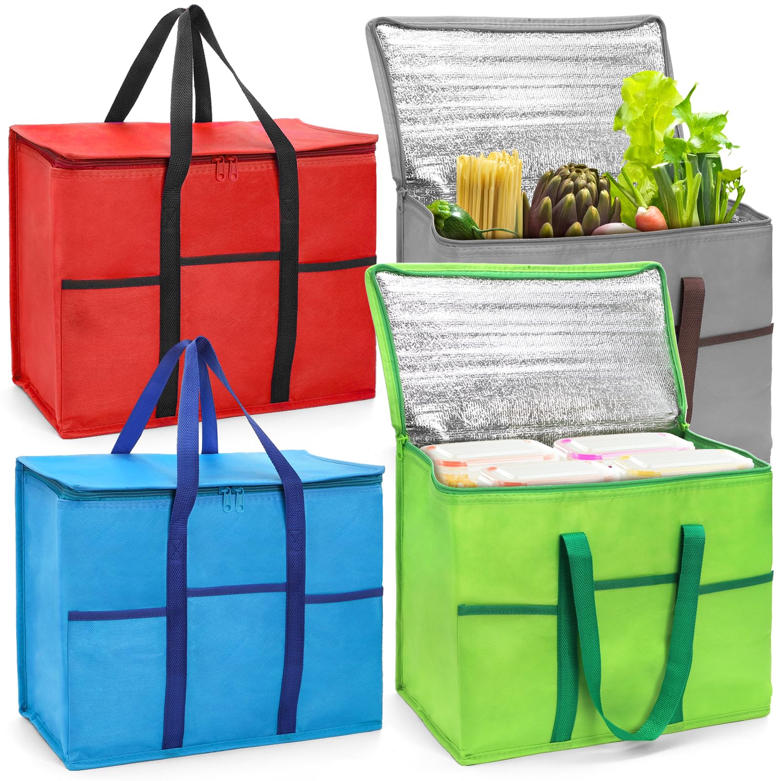 Foraineam: bolsa aislada cuatro-unidades para mantener alimentos a temperatura adecuada.