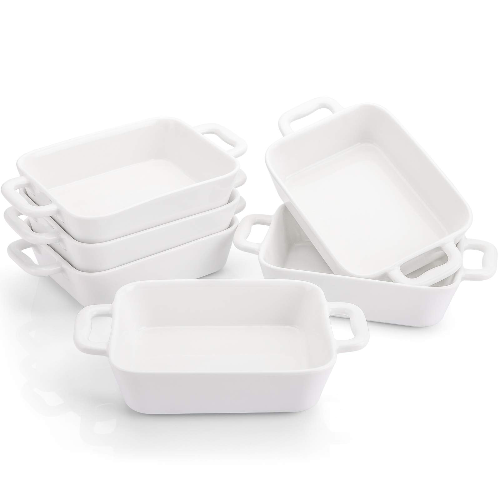 Foraineam porcelana blanca duradera, apta para horno y lavavajillas para mayor comodidad.