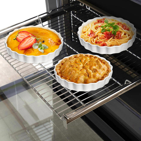 Ramekin Foraineam con borde acanalado para presentaciones elegantes