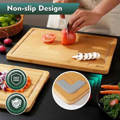 Foressic tabla con asas integradas: transporte seguro entre cocina y mesa