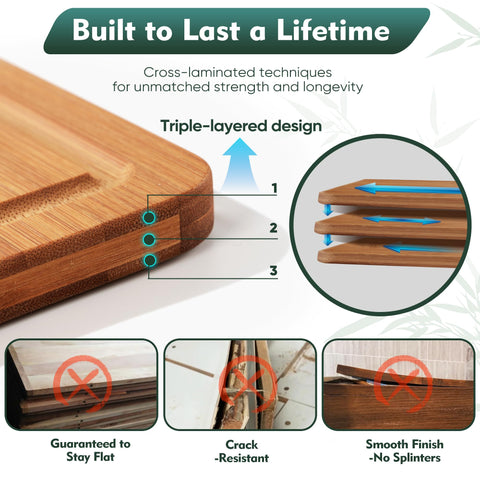 Foressic tabla 17-5x12, superficie sólida para cortar carnes y servir.