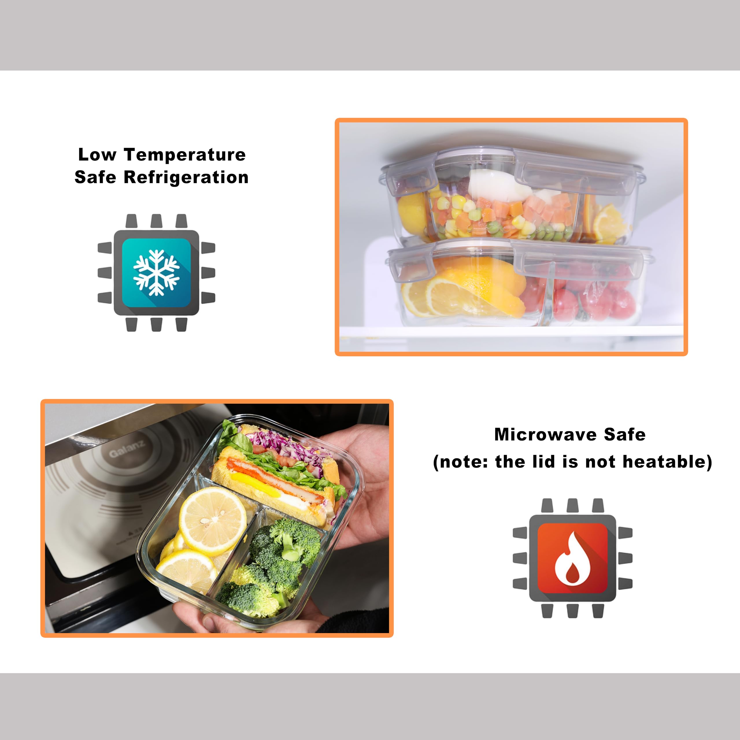 Forhaodejia ideal para almuerzos diarios y comidas en movimiento