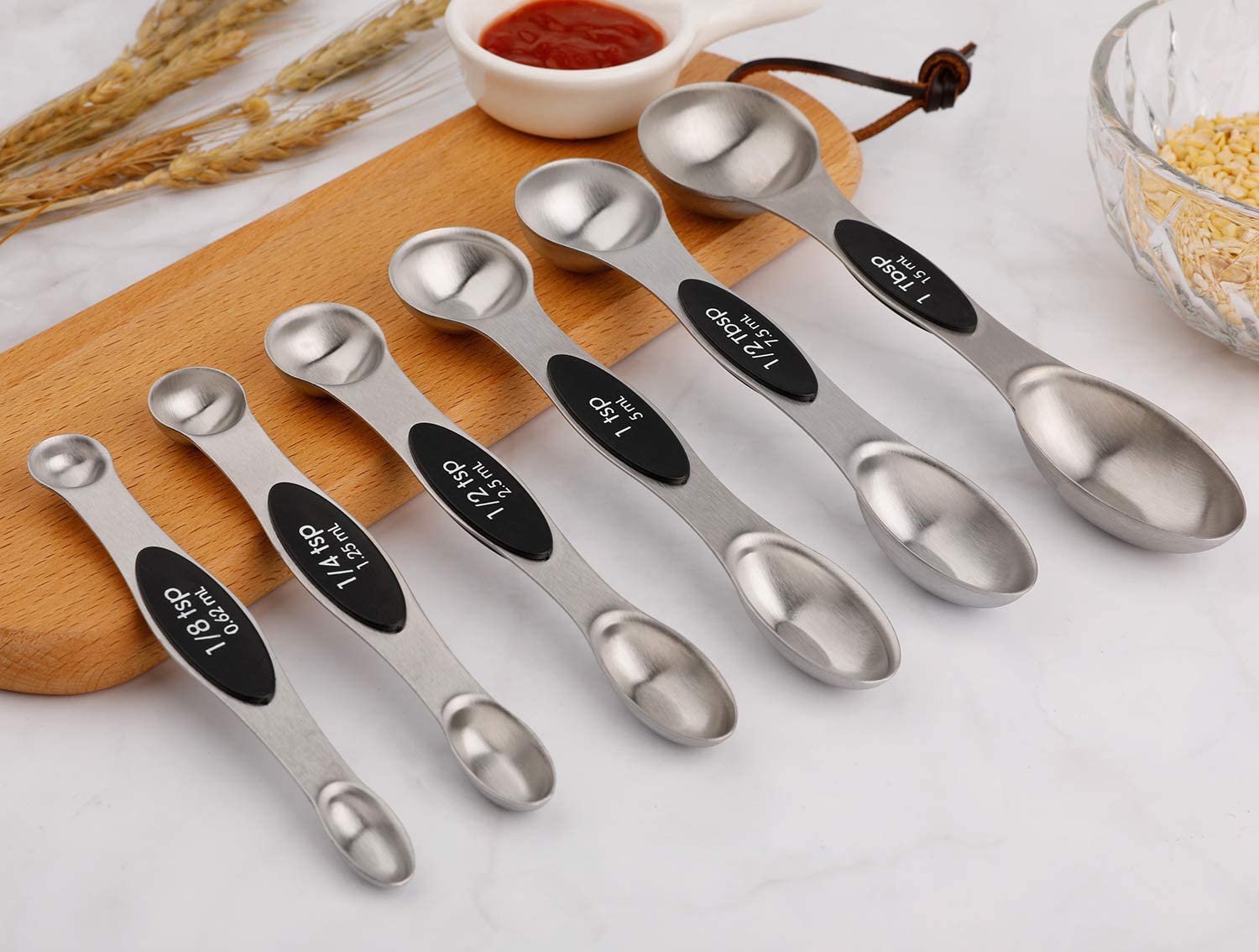 Forkmannie cucharas aptas para lavavajillas, acero inoxidable duradero