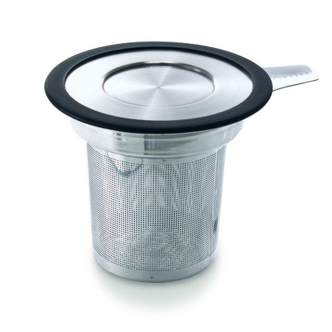 FORLIFE infusor en taza con tapa, apto para rooibos y hojas sueltas.