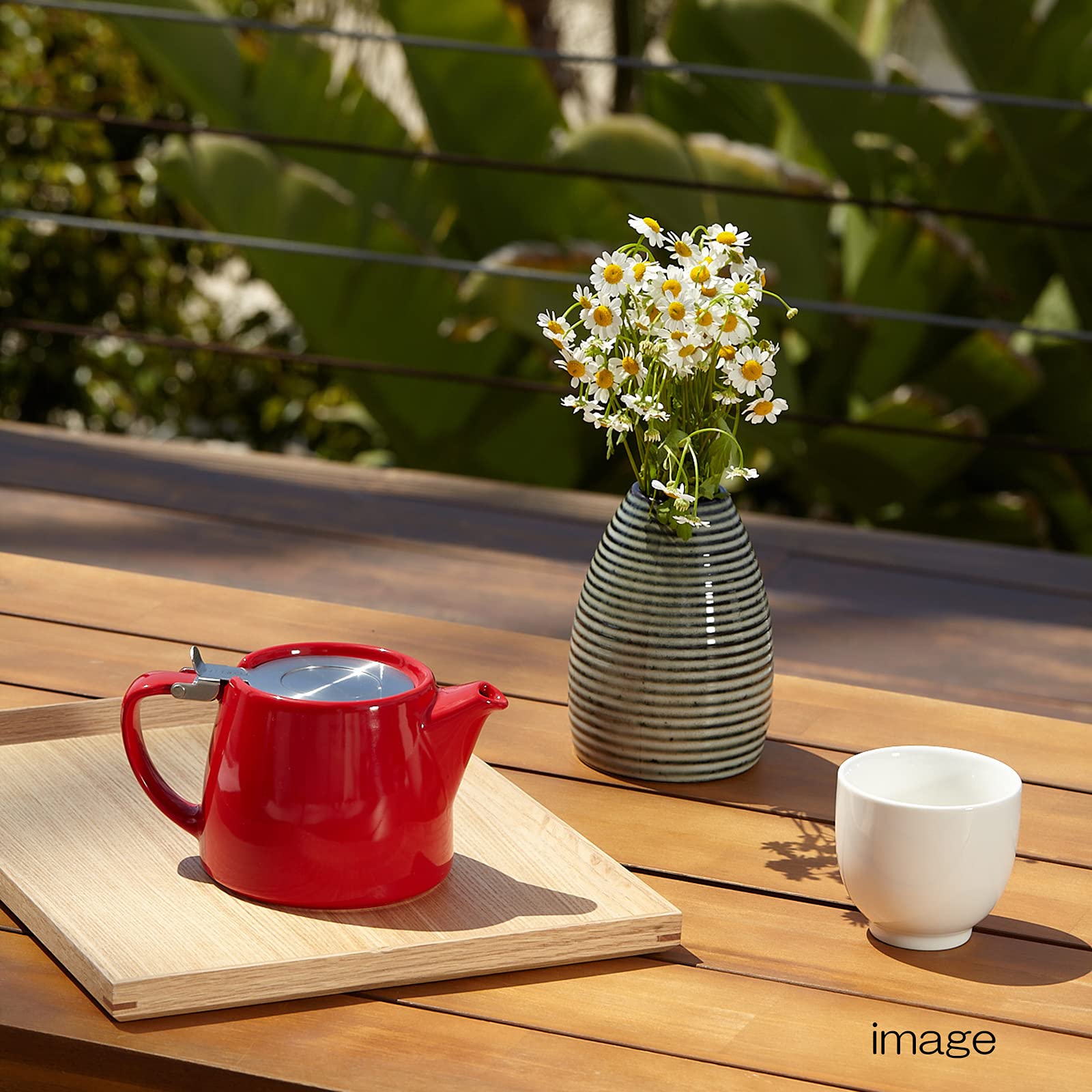 Acabado rojo FORLIFE Stump para mesa con estilo moderno