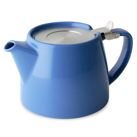 FORLIFE Stump tetera con tapa fija, práctico para servir té en casa o bares.