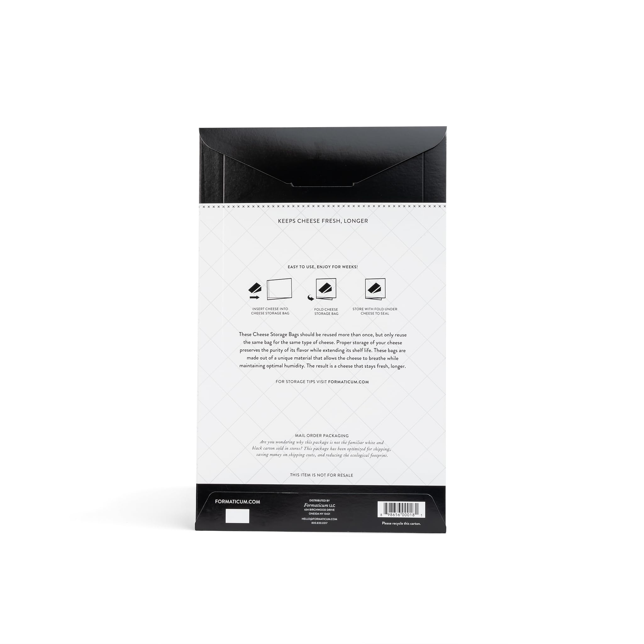 Formaticum bolsas queso brie camembert, protección transpirable para quesos blandos.