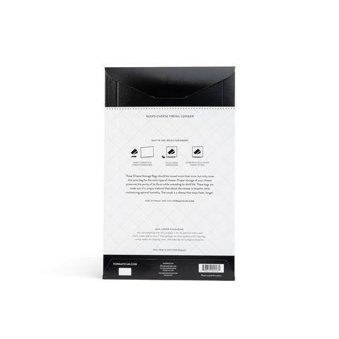 Formaticum bolsas queso brie camembert, protección transpirable para quesos blandos.