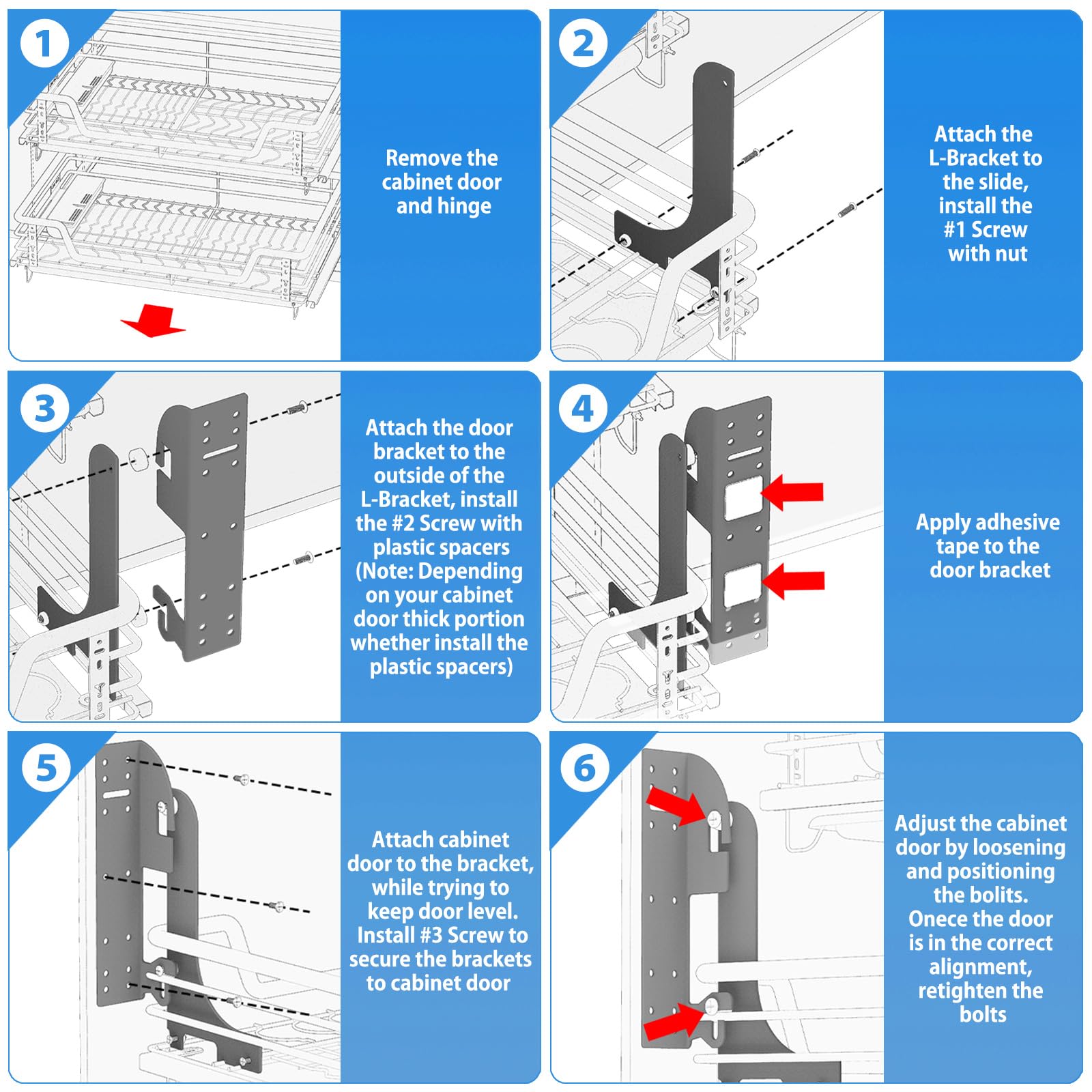 FOROIRON compatible con Rev-A-Shelf instalación confiable