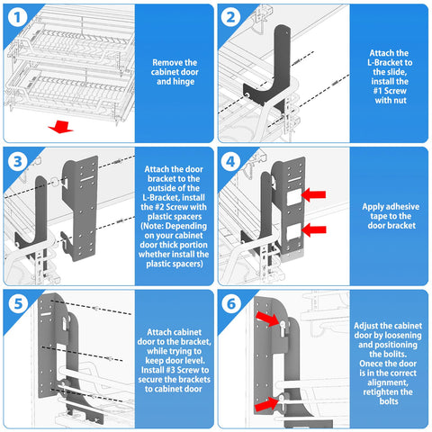 FOROIRON compatible con Rev-A-Shelf instalación confiable