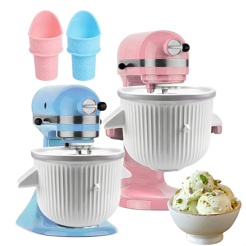FORTHEAL accesorio para helados de KitchenAid, preparado para helado cremoso casero.