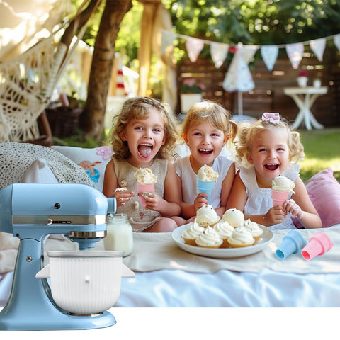 FORTHEAL accesorio para preparaciones frías, sorbete y yogur helado para KitchenAid.