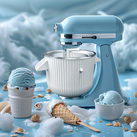 FORTHEAL accesorio para KitchenAid facilita hacer helados caseros.