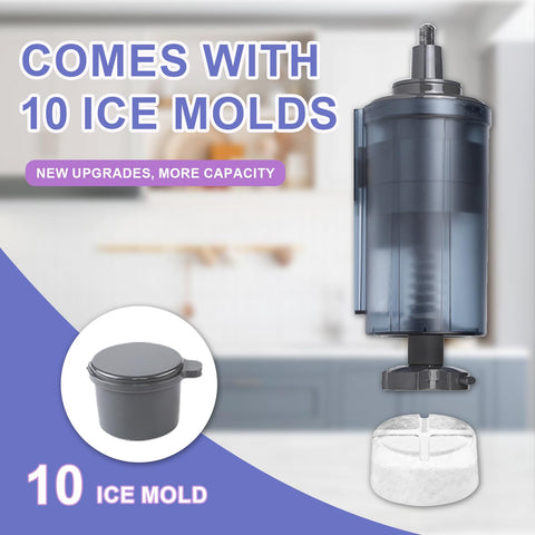 FORTHEAL moldes de hielo diez, permiten más hielo al mismo tiempo