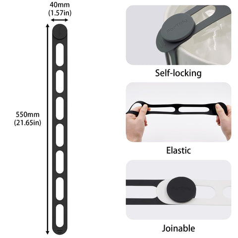 ForTidy cinta elástica para colchoneta de camping, ideal para organizar al aire libre