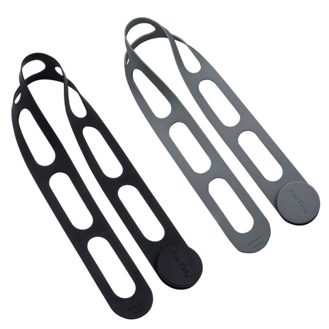 ForTidy cinta silicona con cierre automático para tapa de olla, organización práctica