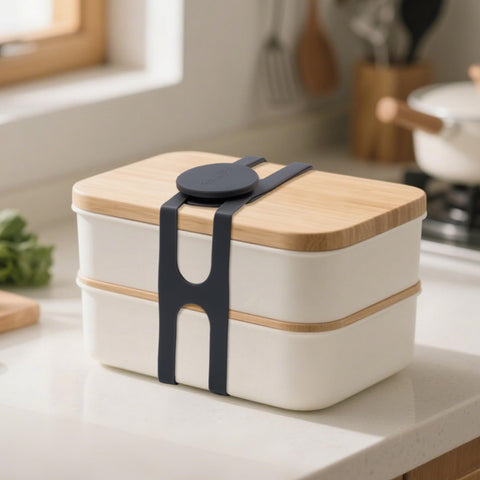 ForTidy hebilla elástica para lonchera, ordena y transporta comida con seguridad