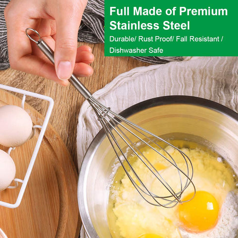 ForTomorrow batidor-balloon-12-pulgadas para salsas y emulsiones en cacerolas grandes.