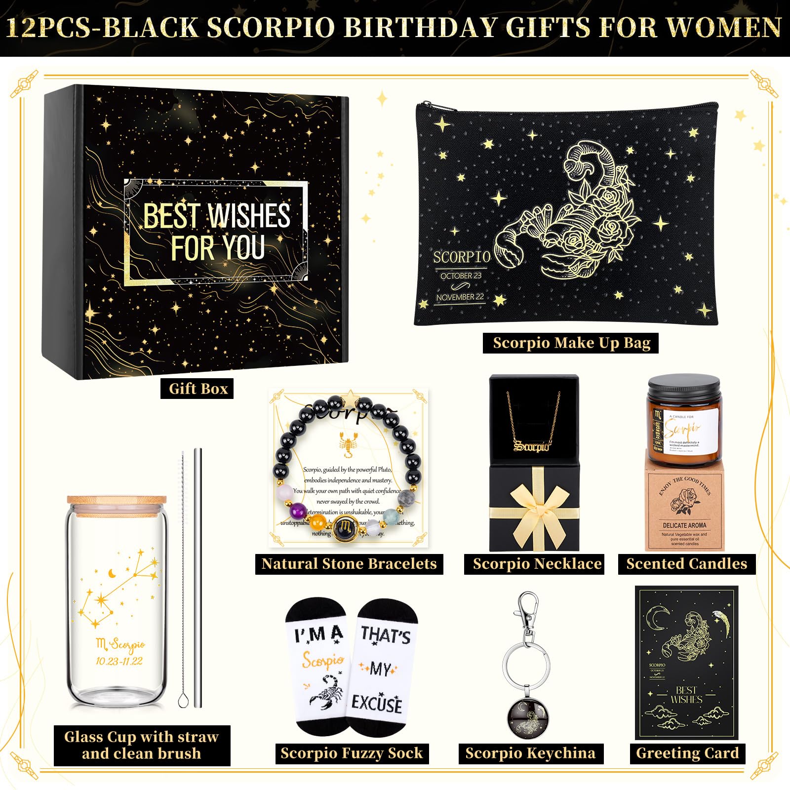 Fortuning's JDS detalle regalo para mujer Escorpio, muestra aprecio y apoyo emocional