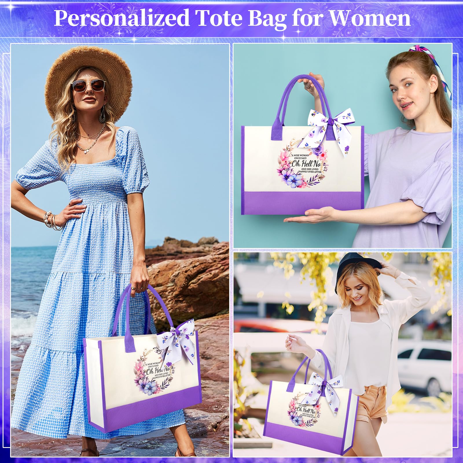 Bolsa tote Fortuning's JDS, práctico accesorio para el día a día.