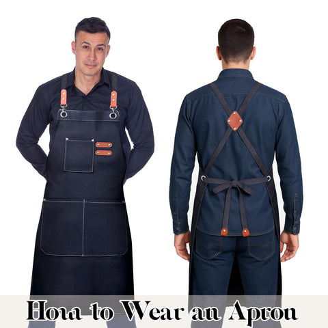 Delantal FortuWrap talla grande, diseño ergonómico para uso inclusivo