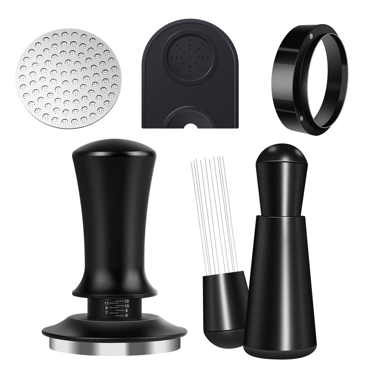 Fosinsee accesorios de café expreso 51mm: kit de precisión para extracción constante.