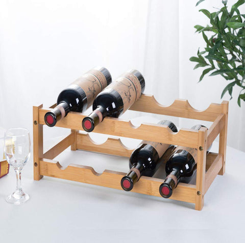 FOSTERSOURCE capacidad para 8 botellas, ideal para reuniones sin desorden.