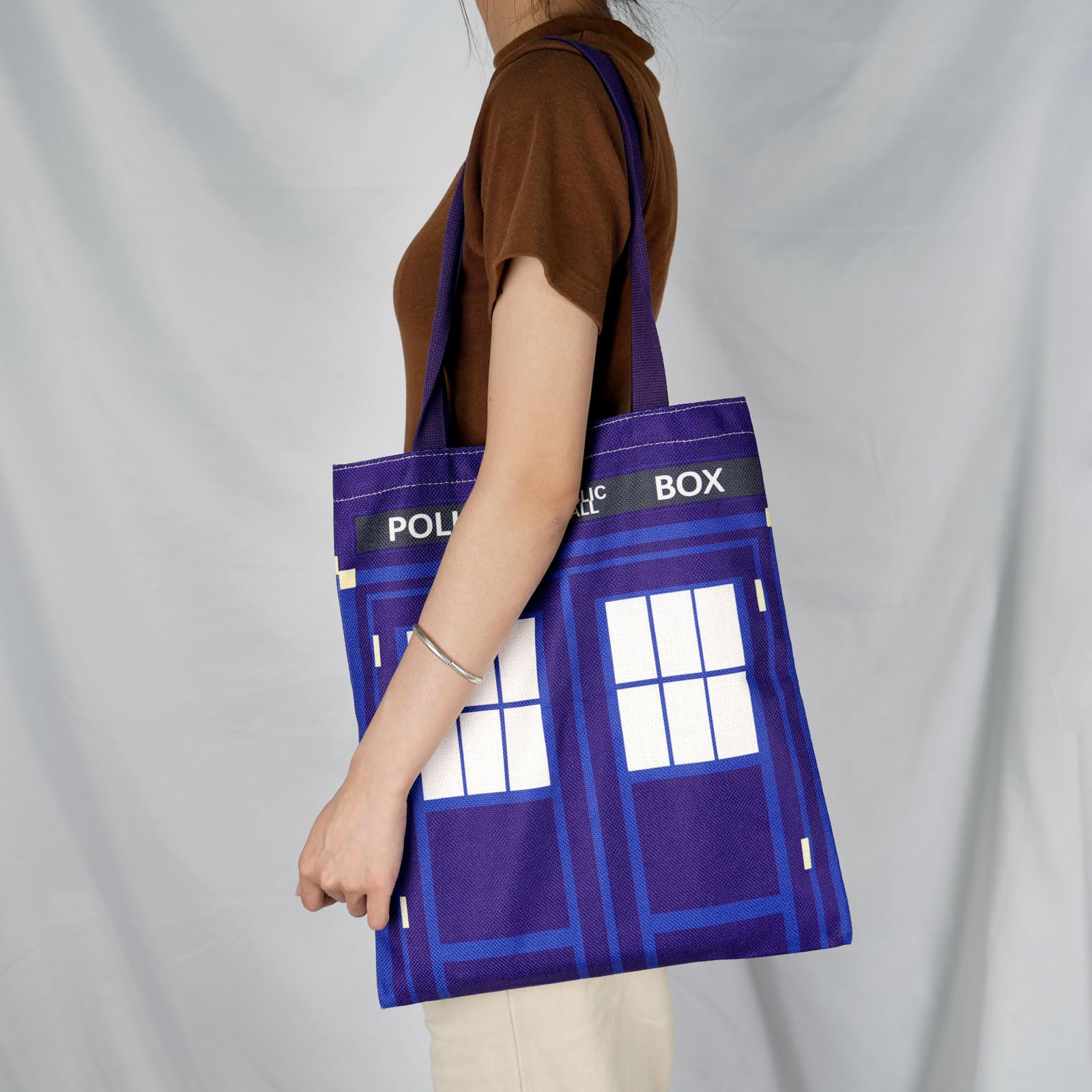 FOTAP bolsa lona Who, diseño resistente al agua para cosméticos y accesorios.